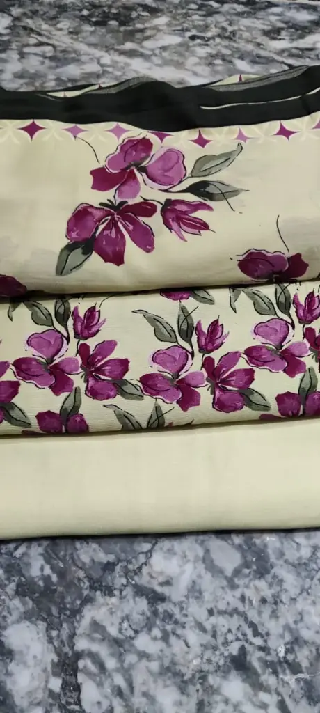 Corduroy Marina 3pc  🔶shirt cutting 2 yard  🔷 plain marina trouser 1.75 yard  🔷 corduroy wool shawl 2.5 yard