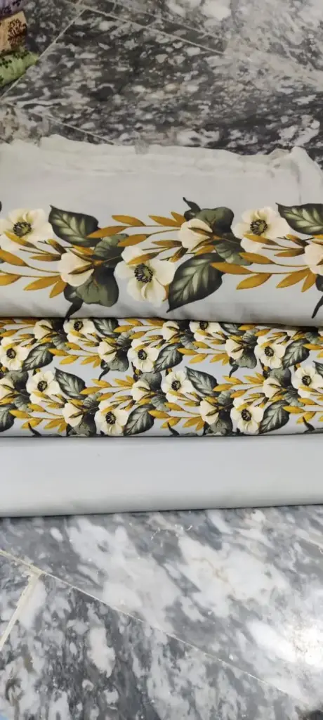 Corduroy Marina 3pc  🔶shirt cutting 2 yard  🔷 plain marina trouser 1.75 yard  🔷 corduroy wool shawl 2.5 yard