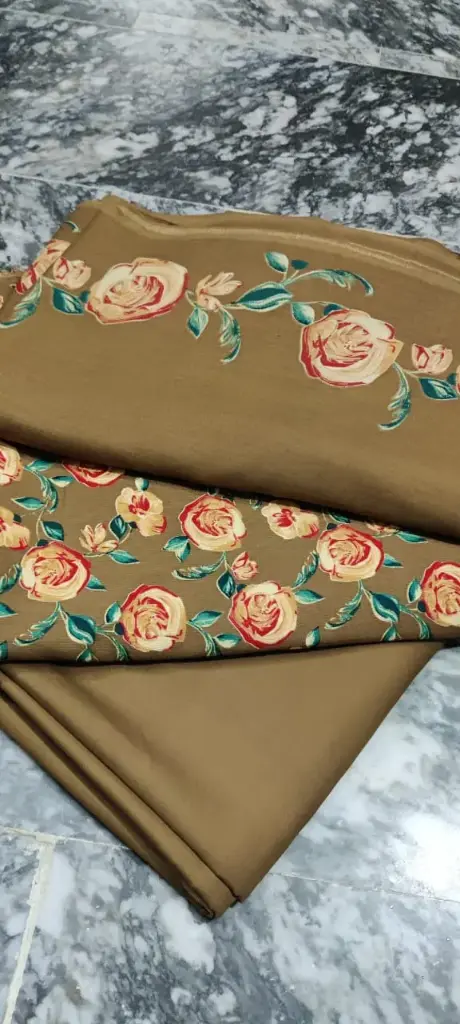 Corduroy Marina 3pc  🔶shirt cutting 2 yard  🔷 plain marina trouser 1.75 yard  🔷 corduroy wool shawl 2.5 yard