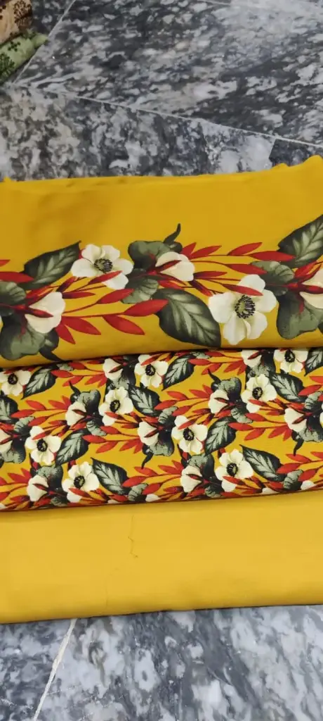 Corduroy Marina 3pc  🔶shirt cutting 2 yard  🔷 plain marina trouser 1.75 yard  🔷 corduroy wool shawl 2.5 yard