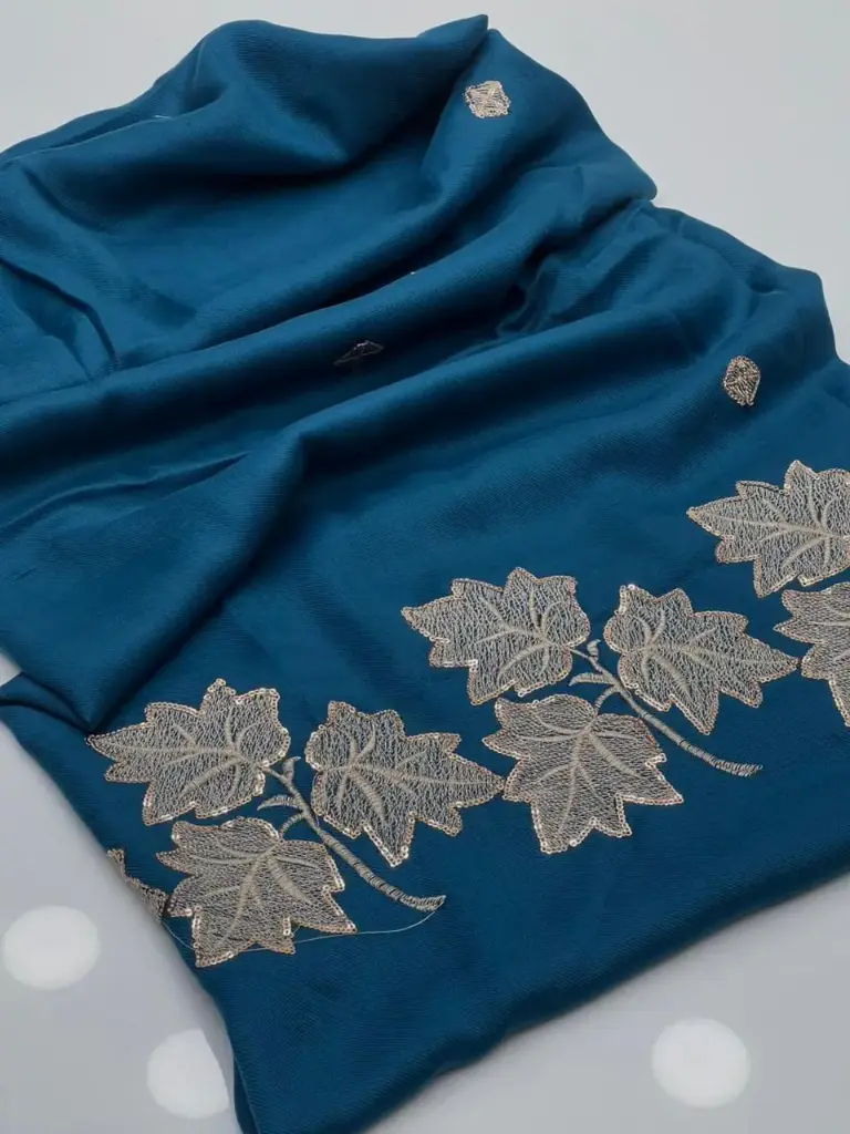 Pashmina Shawl Elegant And Beautiful Machine Sequence Shawl Excellent Quality   2.5 Yard length  1.25 Yard Width 88 Inches Length   44 Inches Width