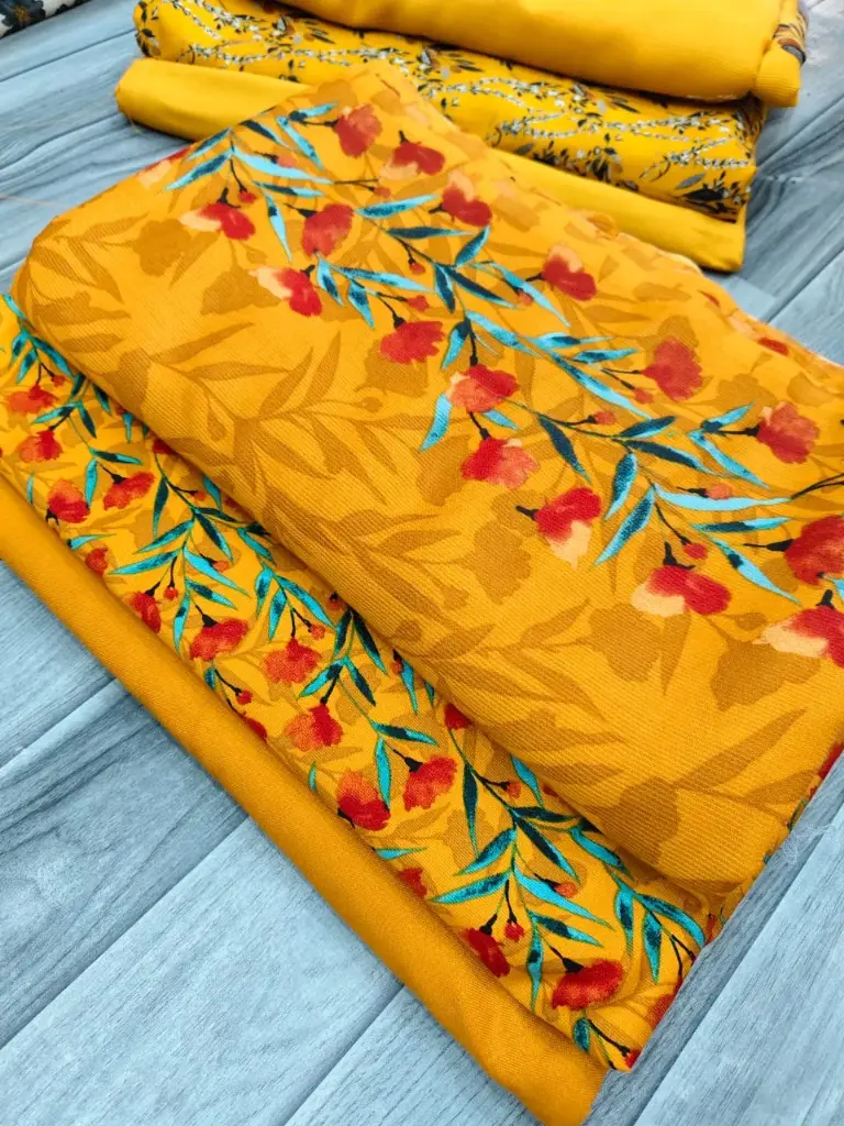 Corduroy Marina 3pc  🔶shirt cutting 2 yard  🔷 plain marina trouser 1.75 yard  🔷 corduroy wool shawl 2.5 yard