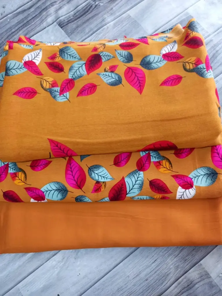 Corduroy Marina 3pc  🔶shirt cutting 2 yard  🔷 plain marina trouser 1.75 yard  🔷 corduroy wool shawl 2.5 yard