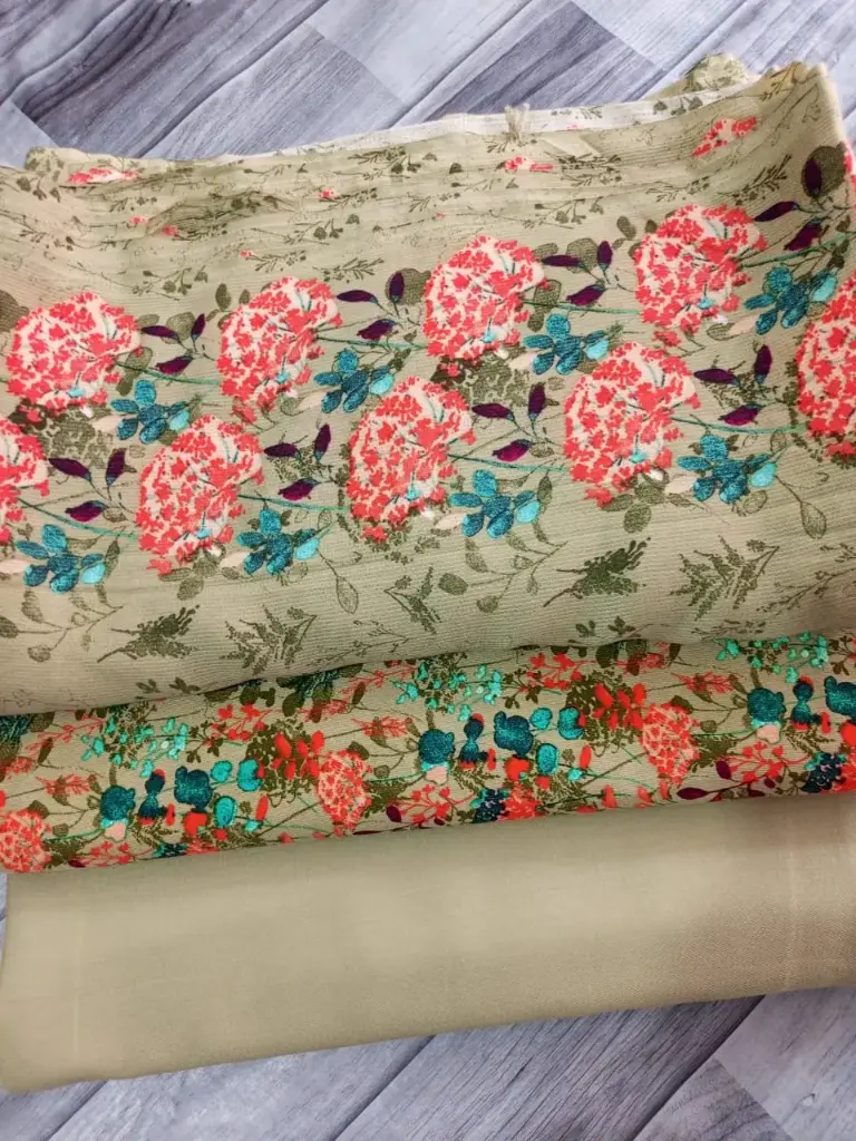 Corduroy Marina 3pc  🔶shirt cutting 2 yard  🔷 plain marina trouser 1.75 yard  🔷 corduroy wool shawl 2.5 yard