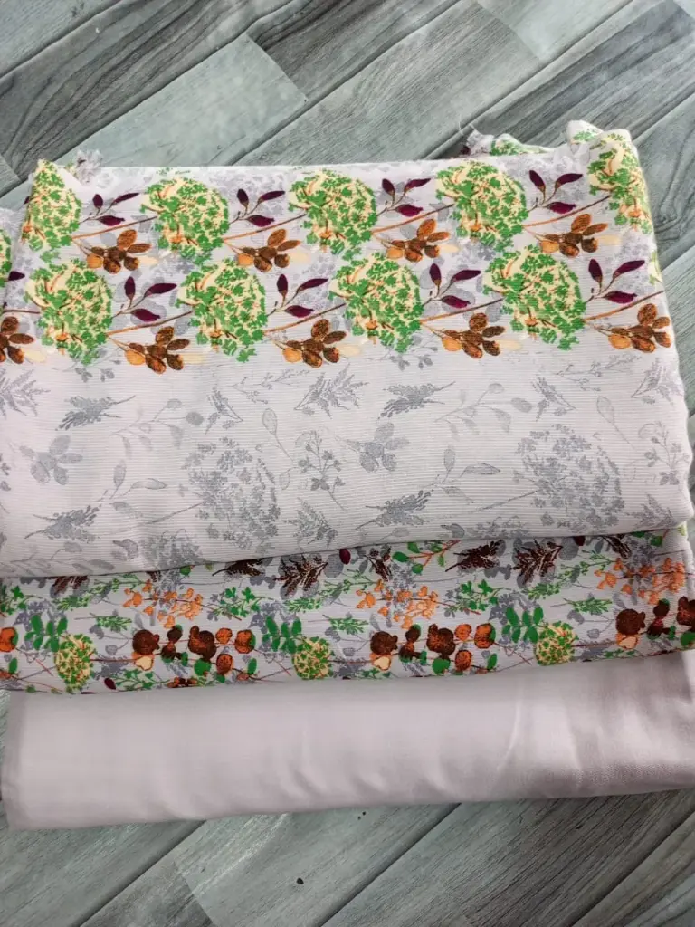 Corduroy Marina 3pc  🔶shirt cutting 2 yard  🔷 plain marina trouser 1.75 yard  🔷 corduroy wool shawl 2.5 yard