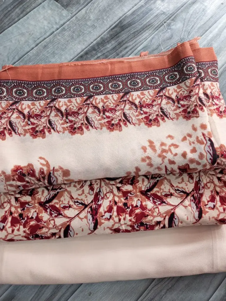 Corduroy Marina 3pc  🔶shirt cutting 2 yard  🔷 plain marina trouser 1.75 yard  🔷 corduroy wool shawl 2.5 yard