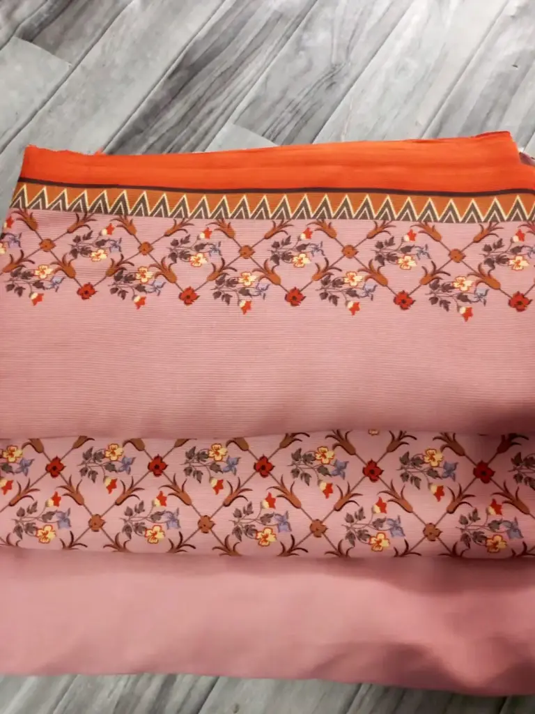 Corduroy Marina 3pc  🔶shirt cutting 2 yard  🔷 plain marina trouser 1.75 yard  🔷 corduroy wool shawl 2.5 yard